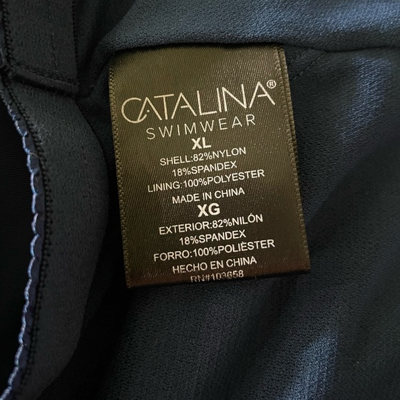 ❗️Lot of 2 Tops ❗️Blue and Black Blouson Bandini Catalina and Alex Marie Sz XL - Picture 8 of 9